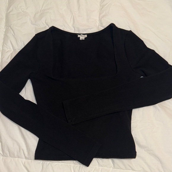 Garage Black Long Sleeve Top - Picture 1 of 3